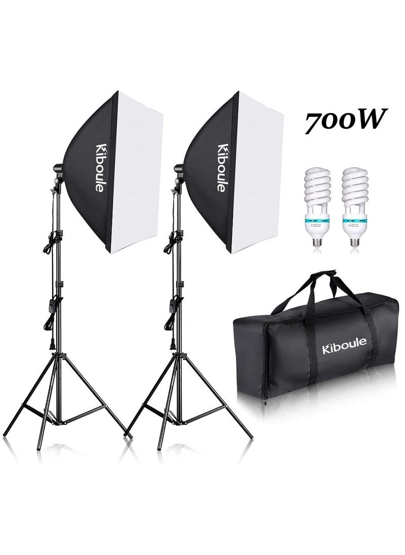 Professional Photography 24x24 inches Lighting Kit