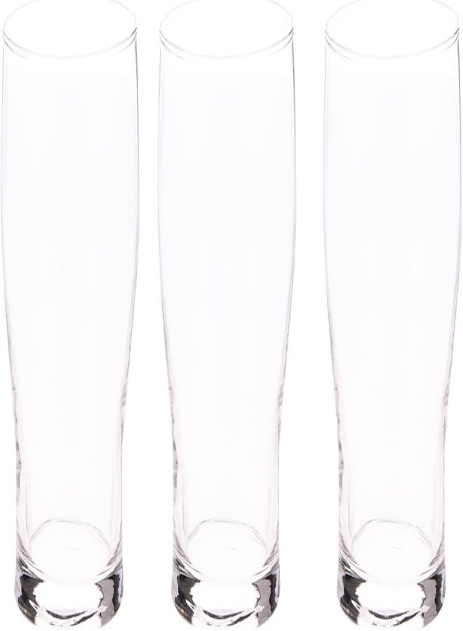 AKDC Stunning Glass Tumbler 3 Pcs L(7CM) XW(7CM) XH(15CM) Clear - Image 4