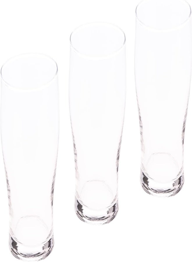 AKDC Stunning Glass Tumbler 3 Pcs L(7CM) XW(7CM) XH(15CM) Clear - Image 5