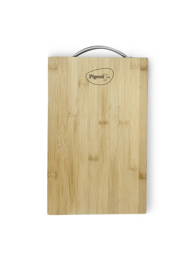 pigeon Pigeon by Stovekraft Small Natural Bamboo Wood Chopping Cutting Board for Kitchen Vegetables, Fruits & Cheese, BPA Free, Eco-Friendly, Anti-Microbial (30 x 20cm| Brown - Image 1