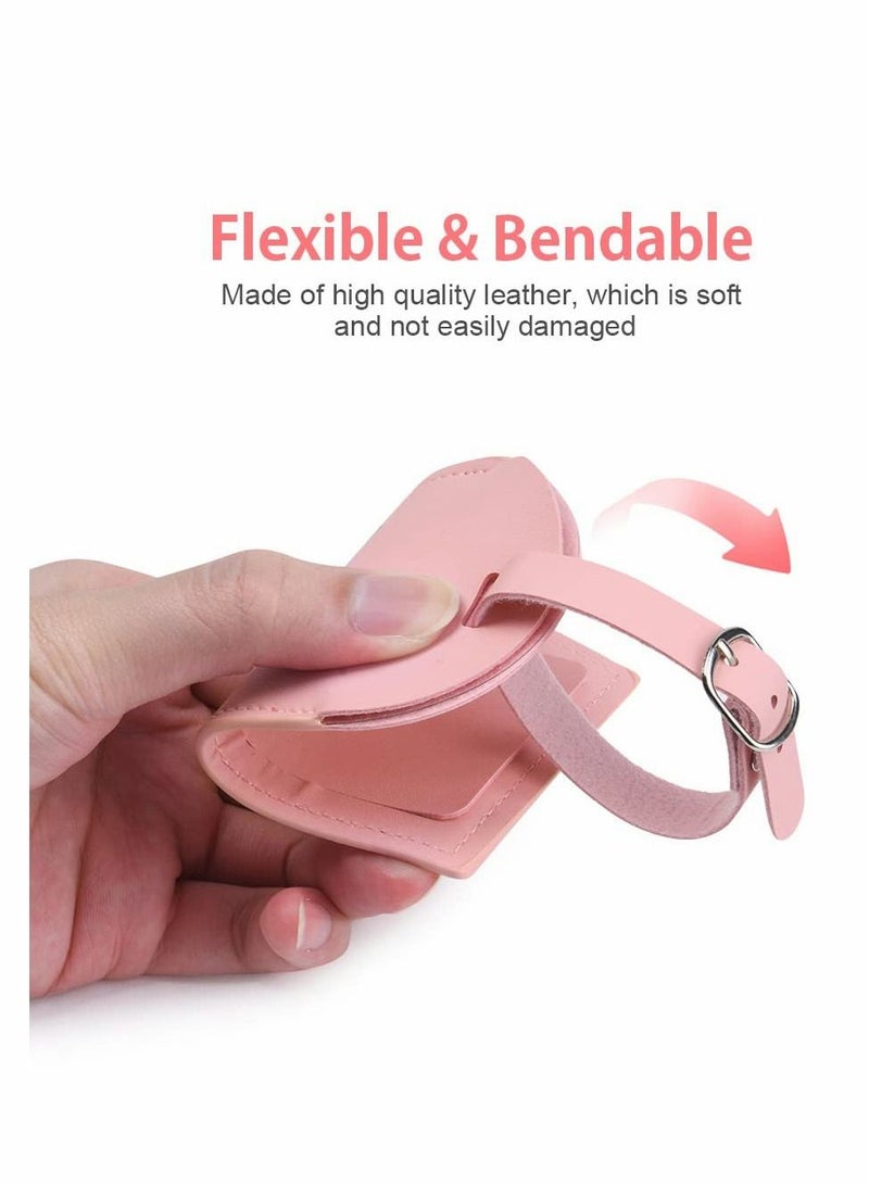 SYOSI Luggage Tags, 2 Pcs Airplane Passport Covers and 2 Pcs Luggages, Holder Travel Suitcase Tag Case Organizer, Bag Labels - Image 4