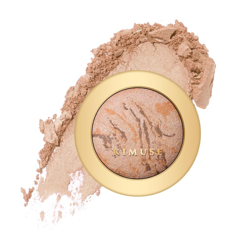 KIMUSE Baked Foundation - Brighten Color Correcting Powder Foundation for Mature Skin, Buildable Coverage, Radiant Natural Finish - Image 1