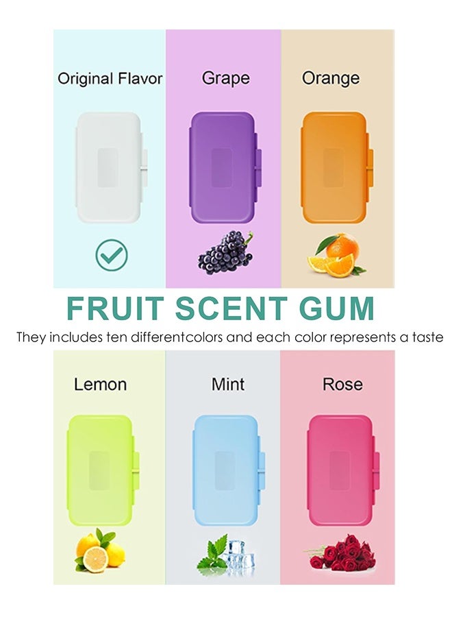 ٦ علب من شمع تقويم الأسنان، شمع تقويم الأسنان برائحة الفواكه، للعناية بالفم، تقويم الأسنان السيليكوني، حماية اللثة، الأسنان (٦ روائح) - Image 3