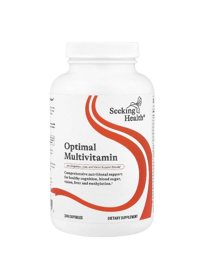 Seeking Health Seeking Health, Optimal Multivitamin, 240 Capsules  - Image 1