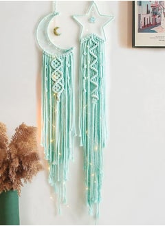 Ramadan Green Star Moon, Bedroom Decor, Boho Decor, Macrame Wall Hanging, Dream Catcher with Light 2pcs, Kid Gifts - pzsku/ZE356A7002B60BC1ECDDBZ/45/_/1736000097/d0900d00-162e-473f-8beb-36a4866400e0