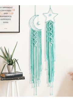 Ramadan Green Star Moon, Bedroom Decor, Boho Decor, Macrame Wall Hanging, Dream Catcher with Light 2pcs, Kid Gifts - pzsku/ZE356A7002B60BC1ECDDBZ/45/_/1736000107/43685ebf-fcbd-48e6-8cc3-5a7206918a35