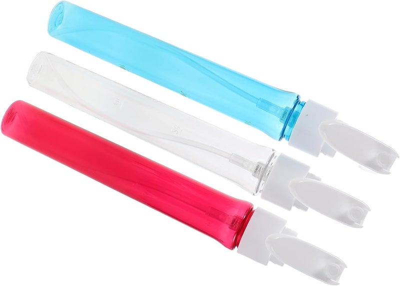 3 Pcs Mini Hairdressing Spray Bottles 38ml Continuous Mist Barber Shop Water Spray for Hairstyling Hydration Travel Use Red, and Blue Colors - Image 1