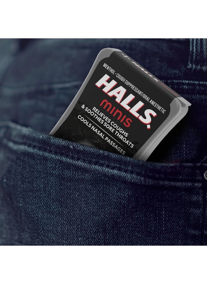 Halls Halls Minis Cherry Flavor Sugar Free Cough Drops, 24 Drops  - Image 5