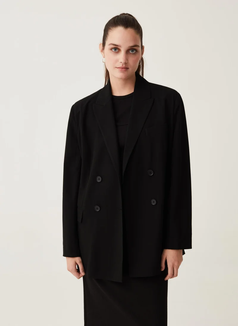 Ovs Relaxed-fit double-breasted blazer
