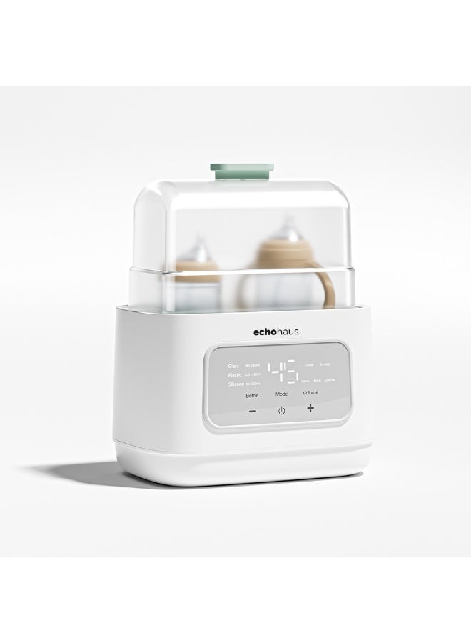 echohaus Echo Haus Milk Bottle Warmer, Milk Warmer with Timer Breastmilk or Formular,Fits 2 Bottles, Accurate Temperature Control, with Defrost, Sterilizing - Image 1