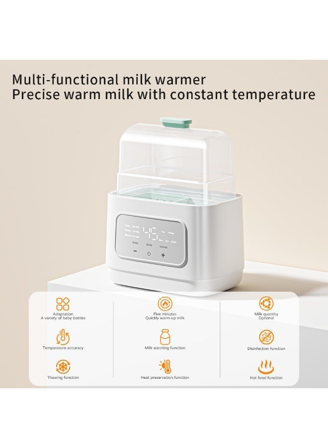 echohaus Echo Haus Milk Bottle Warmer, Milk Warmer with Timer Breastmilk or Formular,Fits 2 Bottles, Accurate Temperature Control, with Defrost, Sterilizing - Image 2