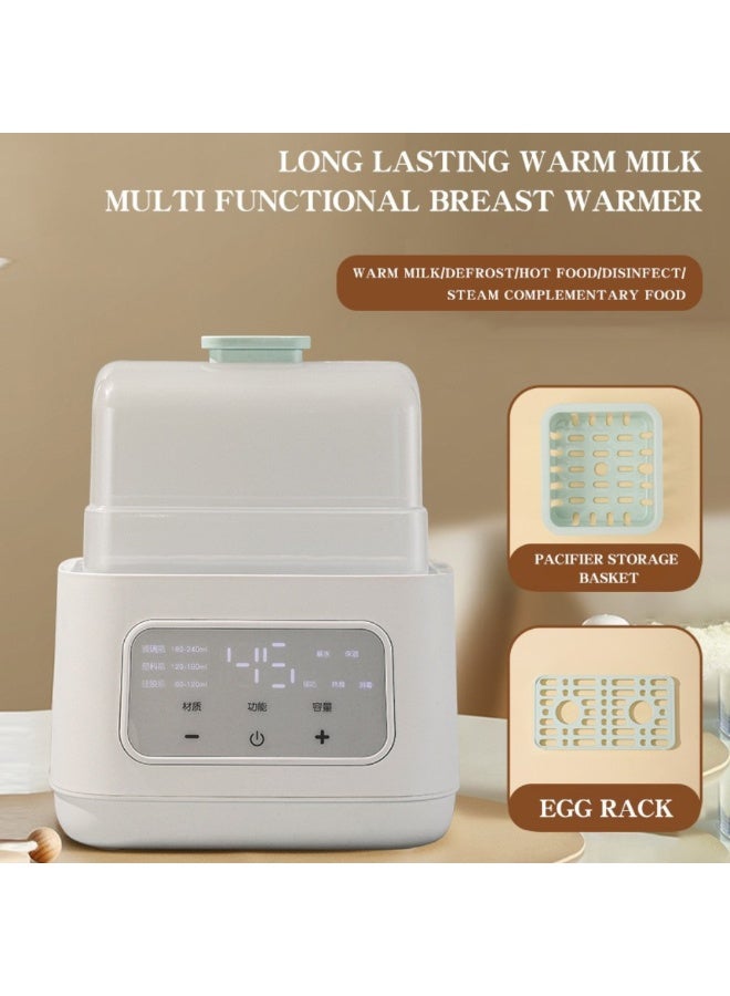 echohaus Echo Haus Milk Bottle Warmer, Milk Warmer with Timer Breastmilk or Formular,Fits 2 Bottles, Accurate Temperature Control, with Defrost, Sterilizing - Image 3
