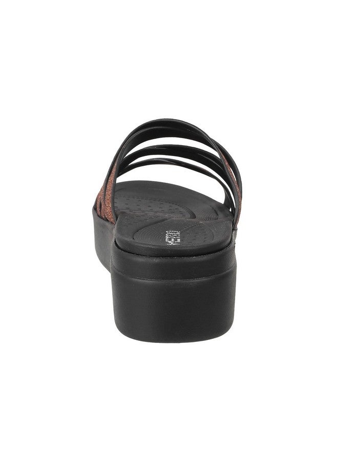 مترو صندل Metro Women's ذو الكعب الإسفيني البرونزي الأنيق مقاس المملكة المتحدة/5 الاتحاد الأوروبي/38 (34-109) - Image 4