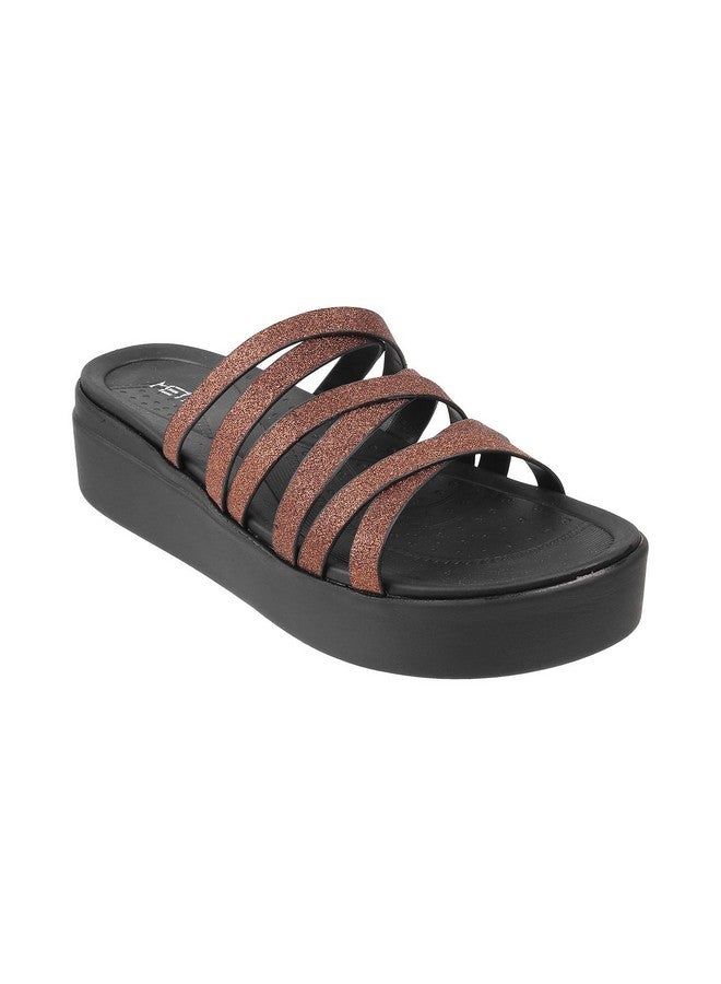 مترو صندل Metro Women's ذو الكعب الإسفيني البرونزي الأنيق مقاس المملكة المتحدة/5 الاتحاد الأوروبي/38 (34-109) - Image 2