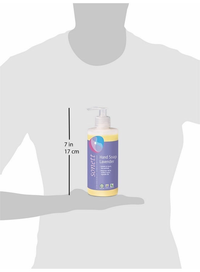 sonett Organic Hand Soap Lavender Liquid Body Care Suitable For Hands, Face And Body (6 Count) Certified Organically Grown - Image 3
