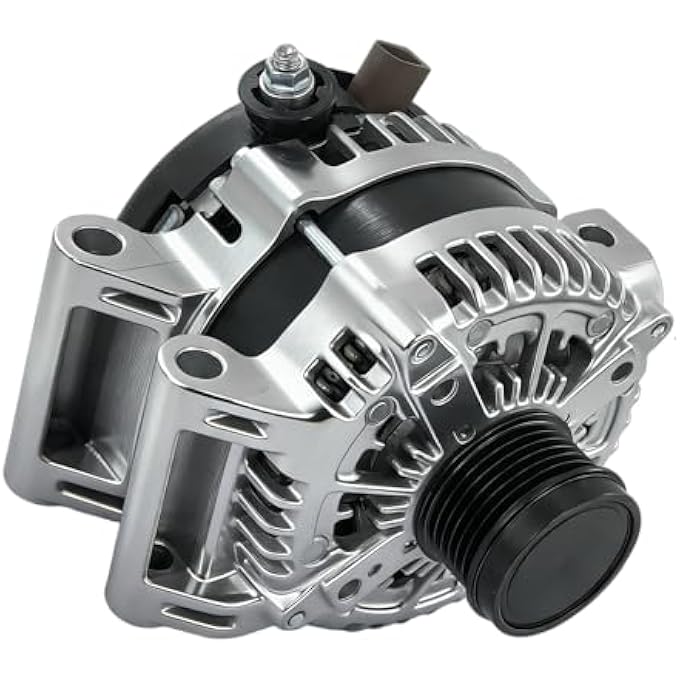 CWDA 56029809AA Alternator 12V 240A Compatible With 2018 2019 2020 2021 2022 2023 J-eep Wrangler 2.0L 6-Groove Pulley Replace 104211-1091 - Image 1
