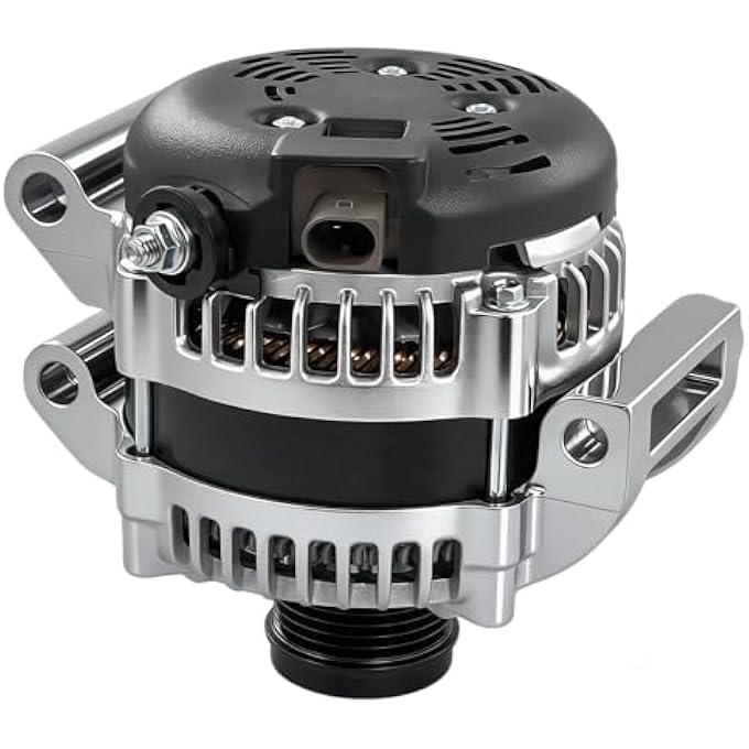 CWDA 56029809AA Alternator 12V 240A Compatible With 2018 2019 2020 2021 2022 2023 J-eep Wrangler 2.0L 6-Groove Pulley Replace 104211-1091 - Image 5