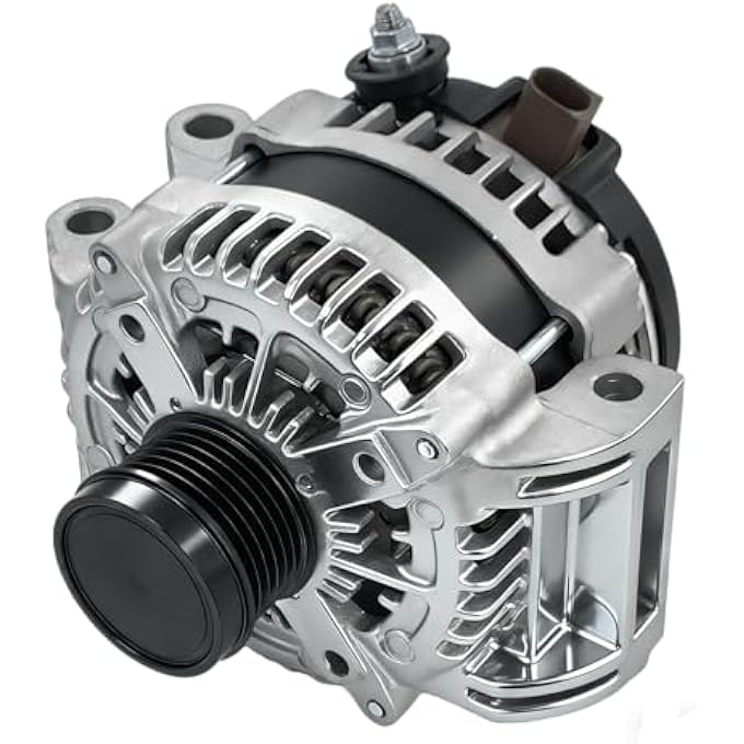CWDA 56029809AA Alternator 12V 240A Compatible With 2018 2019 2020 2021 2022 2023 J-eep Wrangler 2.0L 6-Groove Pulley Replace 104211-1091 - Image 3