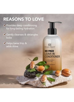 Botanic Hearth Botanic Hearth Leave in Conditioner for Curly, Frizzy, Dry, Damaged Hair | Detangling Conditioner With Shea Butter, Argan Oil & Allantoin | Smooth Flyaways & Add Shine | For All Hair Types | 8 oz  - Image 4