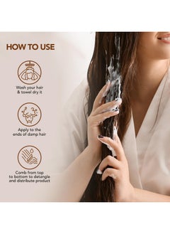 Botanic Hearth Botanic Hearth Leave in Conditioner for Curly, Frizzy, Dry, Damaged Hair | Detangling Conditioner With Shea Butter, Argan Oil & Allantoin | Smooth Flyaways & Add Shine | For All Hair Types | 8 oz  - Image 5