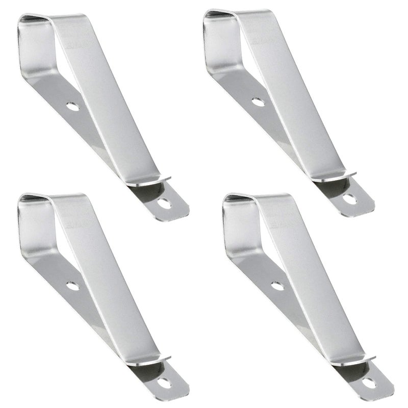 Garage Door Remote Visor Clip Pack of 4 Remote Visor Clips Replacement for Garage Door Remote OpenersSilver