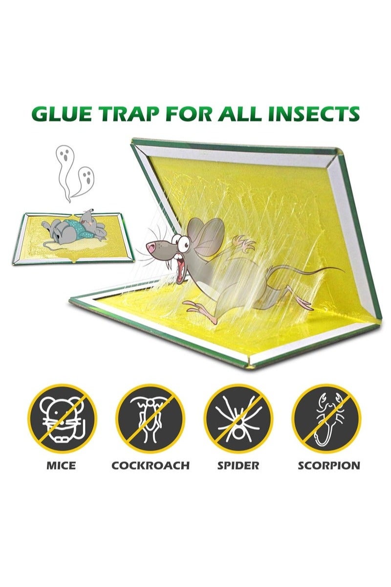 Generic 10-Pack Mouse Glue Traps, Rat Glue Traps, Enhanced Stickiness Mouse Traps Traps Sticky Pad Board for House Indoor and Outdoor Rat  - Image 4