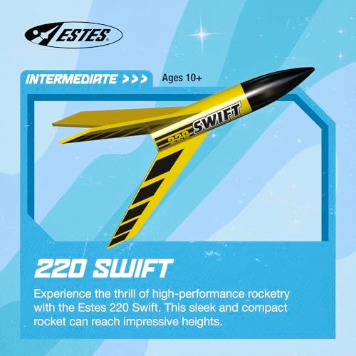 Estes 0810 220 Swift RocketBuilding Kit Intermediate FlyingRocketModel Kit for Ages 10 - Image 5