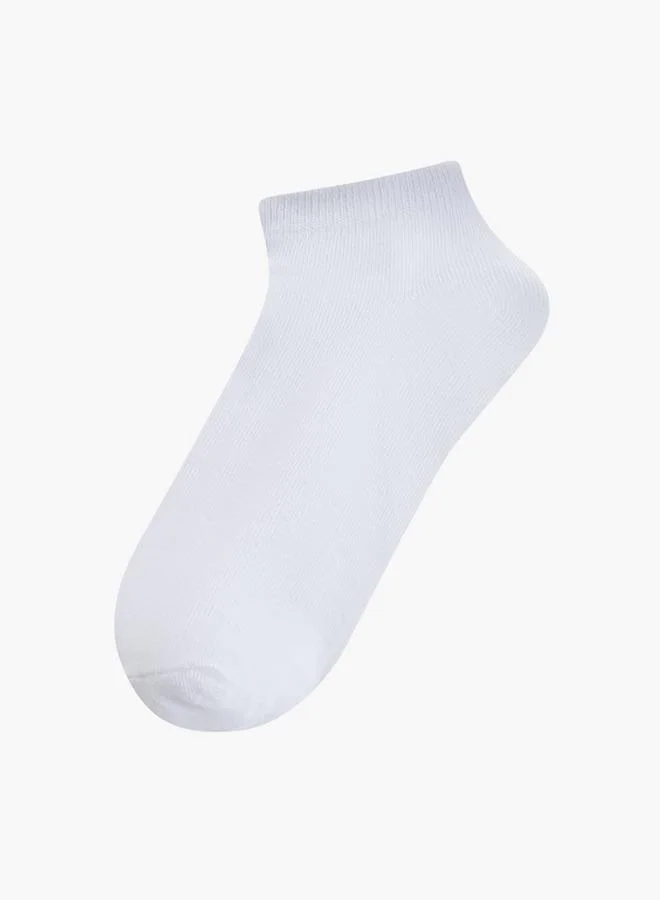 Juniors Textured Ankle Length Socks - Set Of 5