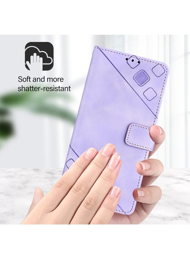 اس-توب جراب لهاتف Realme C17 / 7i جراب هاتف من الجلد المنقوش بملمس الجلد - Image 4