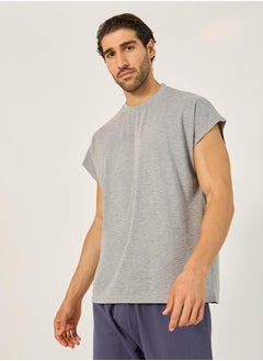 Cap Sleeve Cotton Rich Oversized T-Shirt