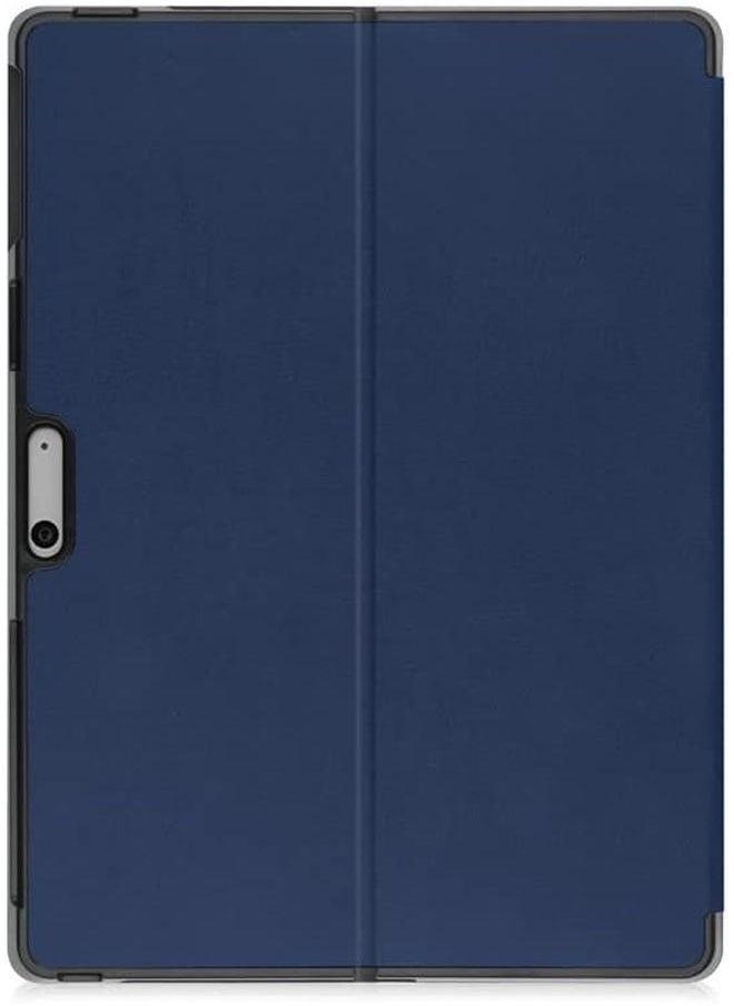 erorex - Compatible With Microsoft Surface Pro 11 (2024) 13 Inch Case Pu Leather Flip Stand Hard Pc Back Cover For Funda Surface Pro 11 Tablet Case (Blue) - Image 1