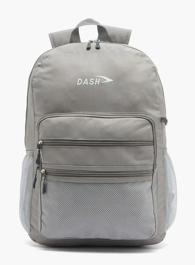 Dash GREY Solid 2-Piece School Backpack Set For Kids 13 Years+ With Pencil Pouch  | Best Price UAE