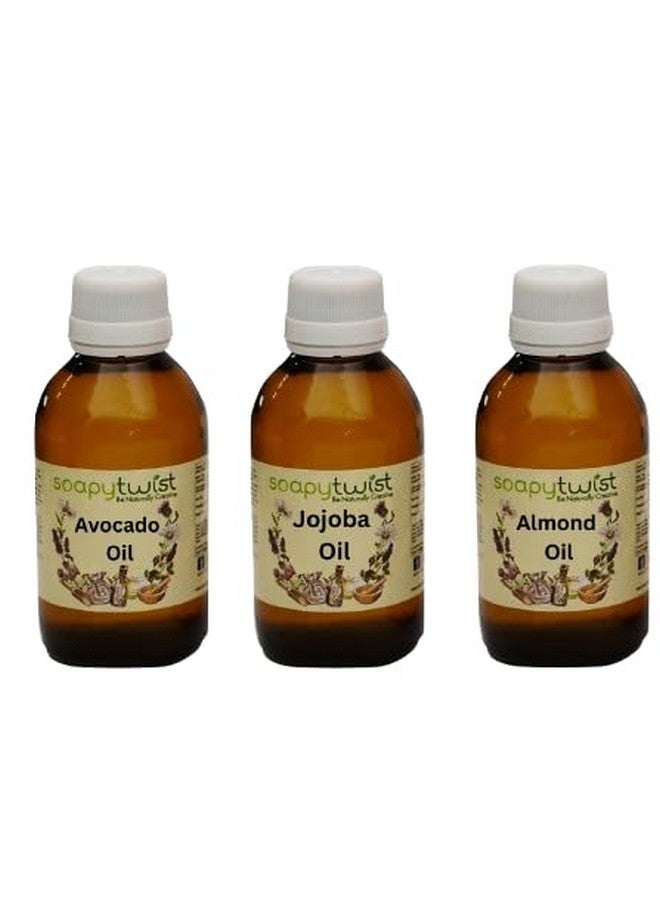 Soapy Twist Avocado | Jojoba | Almond Oil Combo Pack