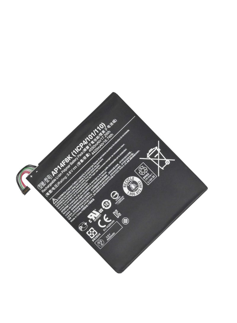 Terabyte REPLACEMENT 3.8V 17.2Wh Laptop Battery Compatible For Ac.er AP14F8K 1ICP4/101/110 Iconia Tab A1-850 B1-810 B1-820 W1-810 - Image 1