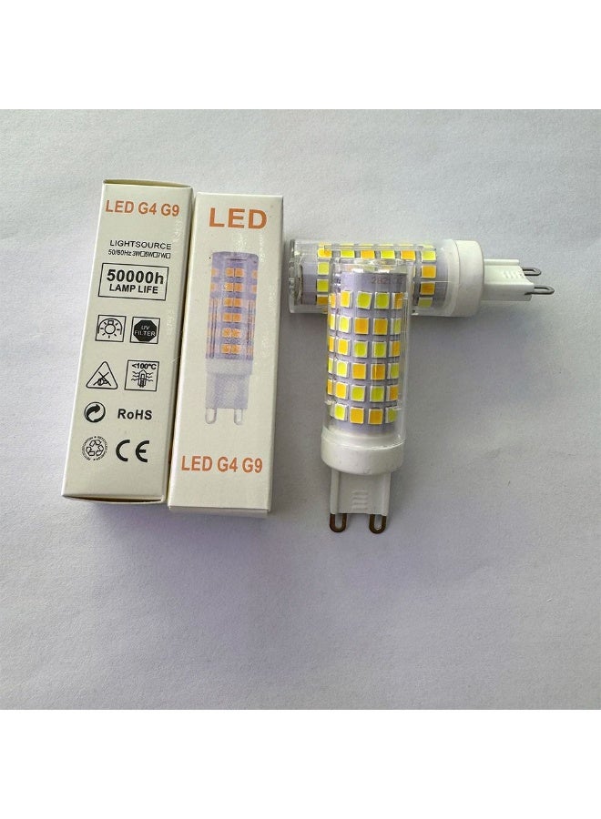 Danube Home Iris 9 Watt - G9 LED Light Bulb for Indoor Lighting Fixtures | 3 in 1 Color Changeable Lights | Plastic/Glass Body, White Finish | 50,000H Lamp Life | 9W, AC 85-265Volt (1 Year Warranty) - Image 4