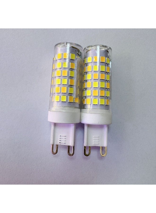 Danube Home Iris 9 Watt - G9 LED Light Bulb for Indoor Lighting Fixtures | 3 in 1 Color Changeable Lights | Plastic/Glass Body, White Finish | 50,000H Lamp Life | 9W, AC 85-265Volt (1 Year Warranty) - Image 1