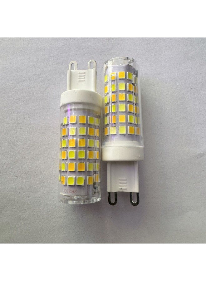 Danube Home Iris 9 Watt - G9 LED Light Bulb for Indoor Lighting Fixtures | 3 in 1 Color Changeable Lights | Plastic/Glass Body, White Finish | 50,000H Lamp Life | 9W, AC 85-265Volt (1 Year Warranty) - Image 2