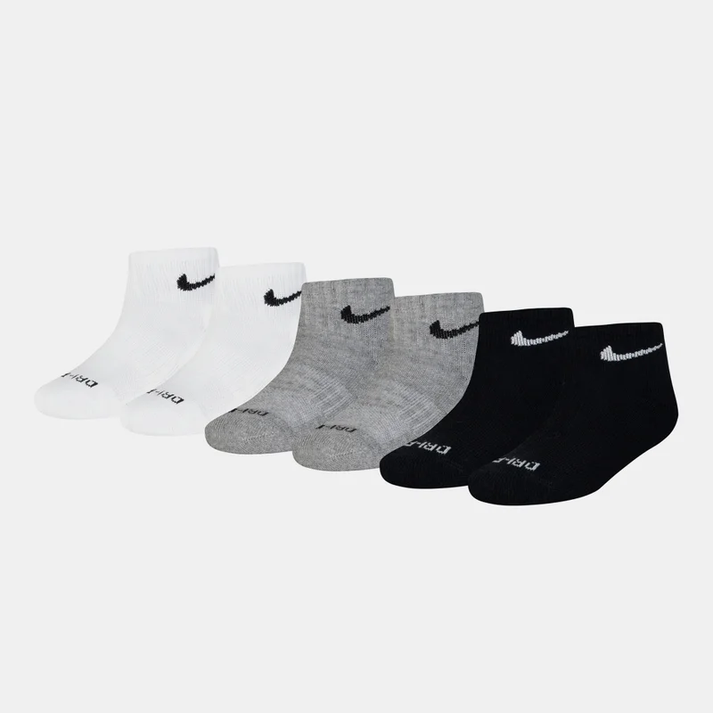 Nike Kids' Dri-FIT Performance Basics Ankle Socks (6 Pairs)