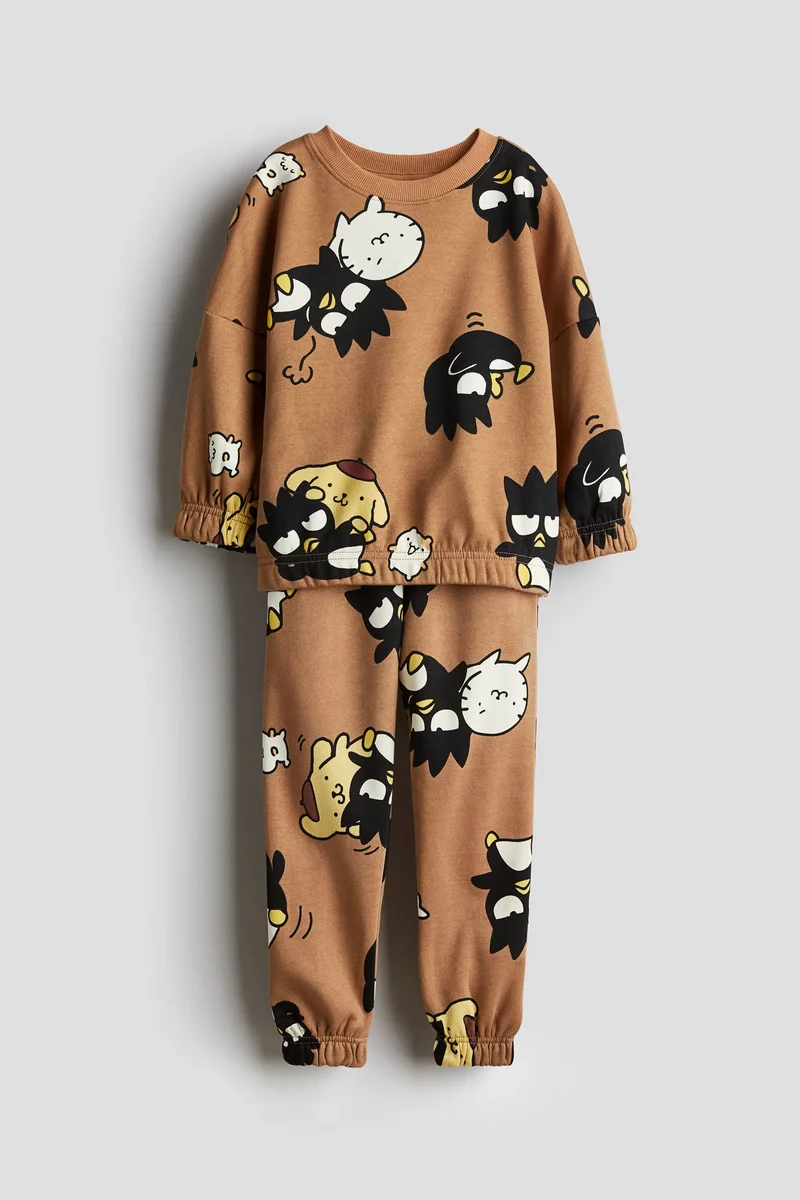 اتش اند ام 2-Piece Printed Sweatshirt Set