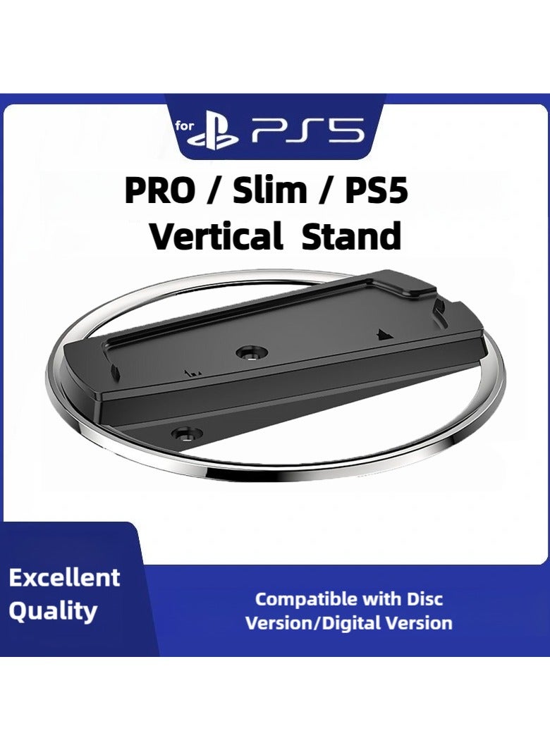 سام حامل عمودي لجهاز PS5 Playstation 5، لجهاز PS5 / PS5 Slim / PS5 Slim / PS5 PRO، متوافق مع إصدار القرص / الإصدار الرقمي - Image 1