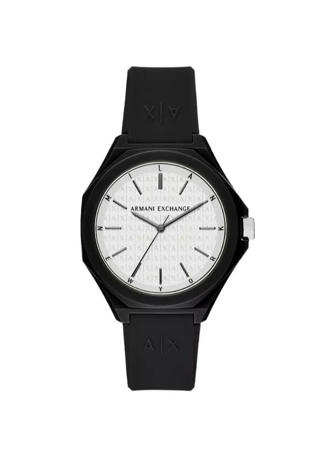 سعر ومواصفات ارماني اكسشينج Men Silicone Analog Wrist Watch AX4600 (N70338639V) على Noon EG