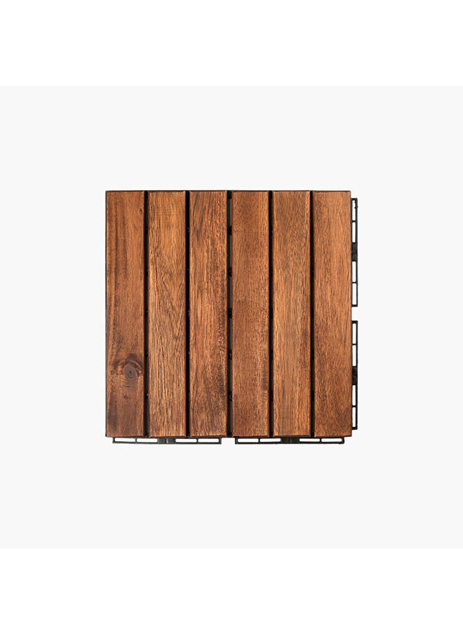 Home Box مجموعة بلاط أرضية بالاروس 9 قطع 6 ألواح 30 × 1.9 × 30 سم  - Image 3