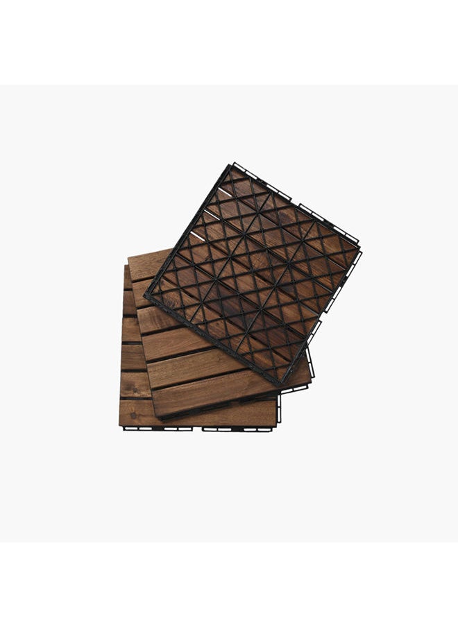 Home Box مجموعة بلاط أرضية بالاروس 9 قطع 6 ألواح 30 × 1.9 × 30 سم  - Image 5