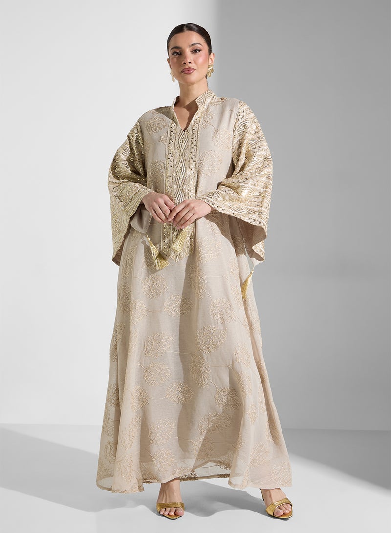 Khizana Embroidred Abaya - Image 1
