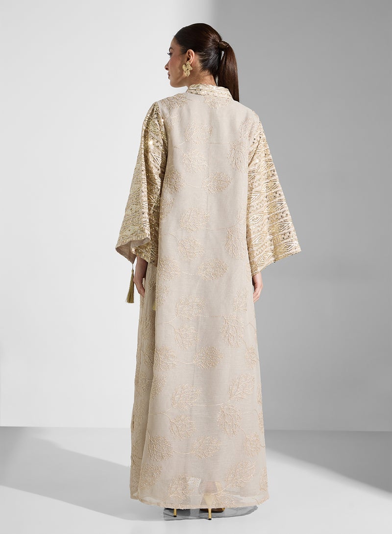 Khizana Embroidred Abaya - Image 2