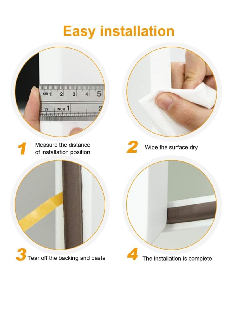 REXO 20m Foam Rubber Insulating Tape for Doors and Windows  - Image 4