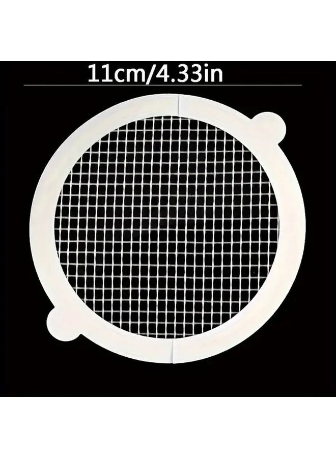 20pcs Shower Drain Hair Catcher Covers Anti Clogging Mesh Filter Stickers Easy Clean - Image 4