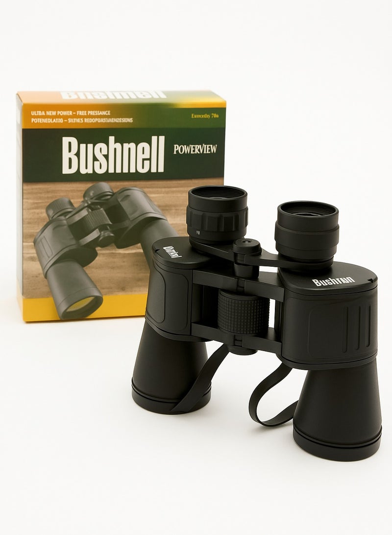 بوشنيل منظار ثنائي ٨×٤٠ - بصريات عالية القدرة مع مجال رؤية واسع، عدسات متعددة الطبقات، درع مطاطي متين، معدات سفر ومراقبة للحياة البرية في الهواء الطلق | حقيبة سفر متضمنة - Image 1