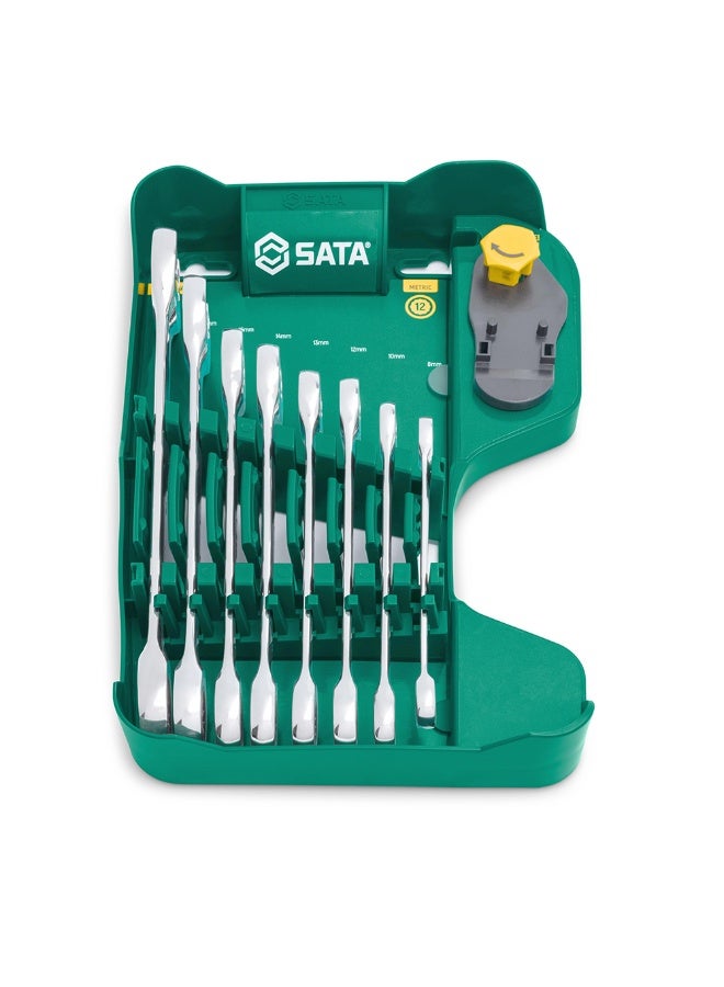 SATA ST08007ASJ 8-Piece Metric Double Ratcheting Wrench Set - Image 5