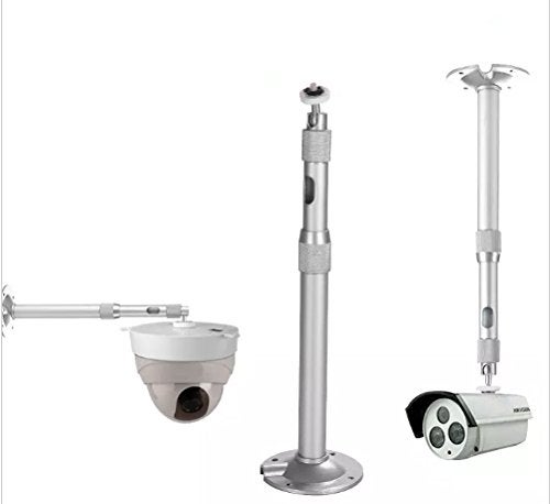 PUFFIN Aluminum Silver Projector and Security CCTV Camera Bracket Hang Ceiling Mount Flexible Indoor Outdoor Bracket - Image 3
